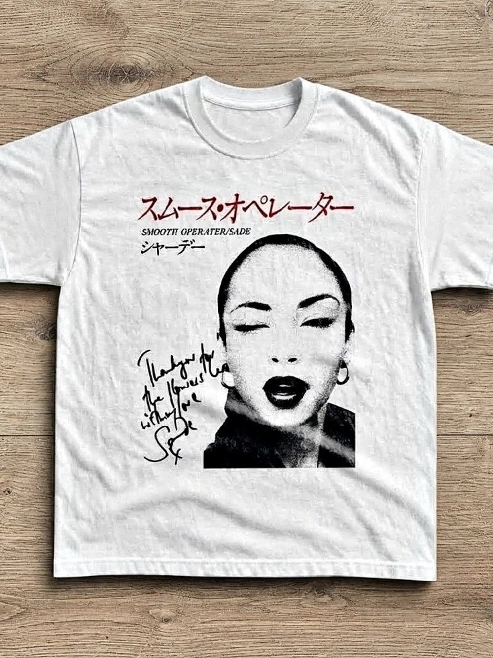 Graphic Short Sleeve Tee in White Like New